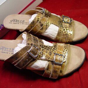 Helle Comfort Shoes Style 14004 Cognac Barbastro Sz 7.5     38 -Box Retail $164